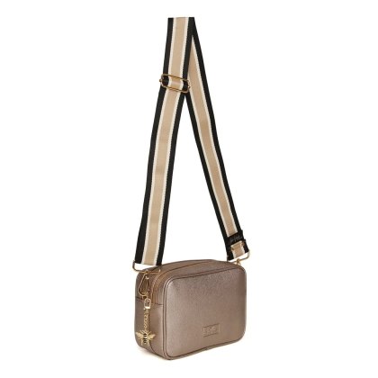 Alice Wheeler Bronze Soho Duel Compartment Camera Cross Body Bag Alice Wheeler Bronze Soho Duel Compartment Camera Cross Body Bag