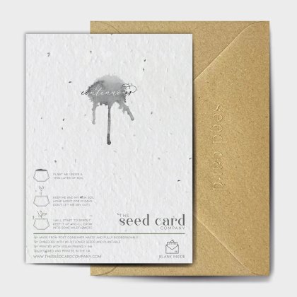 The Seed Card Company Crumbs at the End of the Rainbow Birthday Card