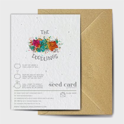 The Seed Card Company Lard Lads Birthday Card