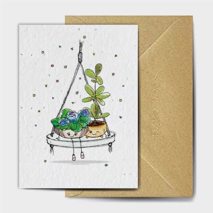 The Seed Card Company Summertime Swing Greeting Card The Seed Card Company Summertime Swing Greeting Card