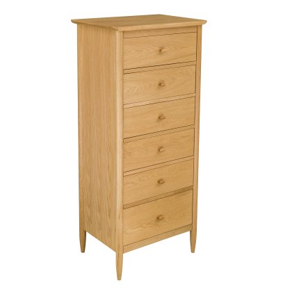 Ercol Teramo 6 Drawer Tall Chest of Drawers