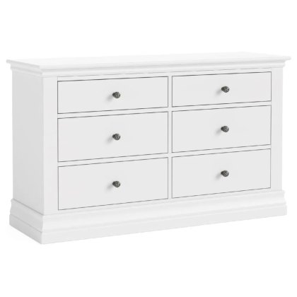 Cotswold White 6 Drawer Chest Cotswold White 6 Drawer Chest