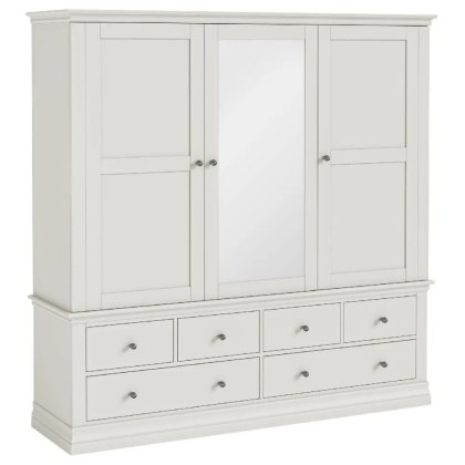 Cotswold Cotton 3 Door 6 Drawer Wardrobe Cotswold Cotton 3 Door 6 Drawer Wardrobe