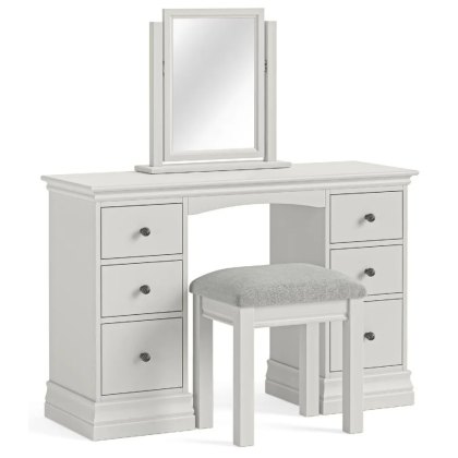 Cotswold Cotton Double Pedestal Dressing Table Cotswold Cotton Double Pedestal Dressing Table