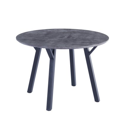 Soho 1.1m Round Table and 4 Chairs Dining Set