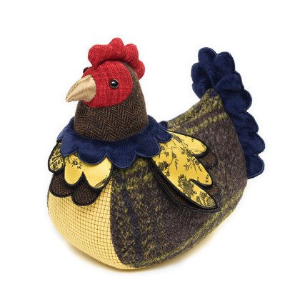 Dora Designs Patchwork Hen Doorstop