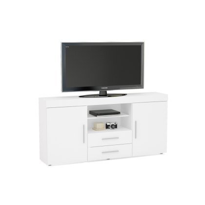 Miami 2 Door 2 Drawer Sideboard In White