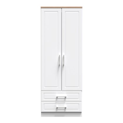 Stoneacre Tall 2ft 6in 2 Drawer Wardrobe