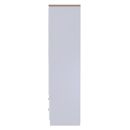 Stoneacre Tall 2ft 6in 2 Drawer Mirror Wardrobe