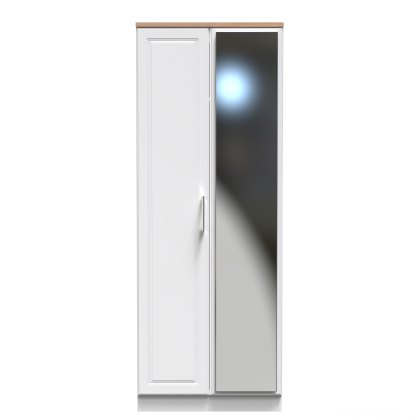 Stoneacre Tall 2ft 6in Mirror Wardrobe