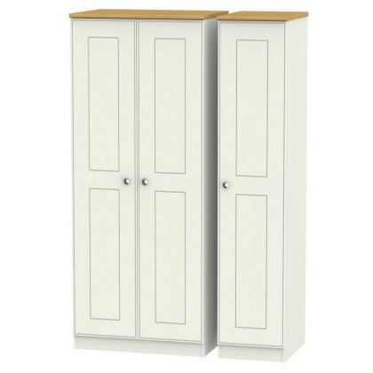 Elizabeth Triple Plain Wardrobe Elizabeth Triple Plain Wardrobe