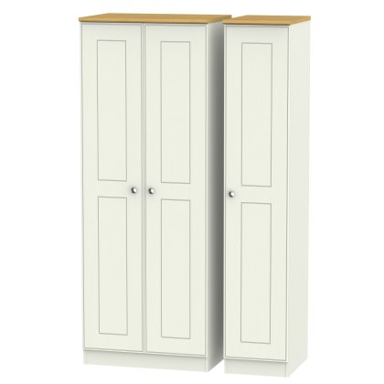 Elizabeth Tall Triple Plain Wardrobe Elizabeth Tall Triple Plain Wardrobe