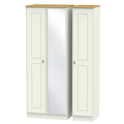 Elizabeth Tall Triple Mirror Wardrobe Elizabeth Tall Triple Mirror Wardrobe