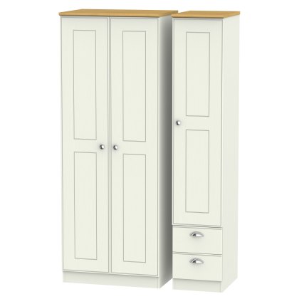 Elizabeth Tall Triple Plain Drawer Wardrobe Elizabeth Tall Triple Plain Drawer Wardrobe