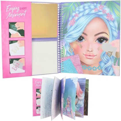 TOPModel Colouring Book Stick & Shine