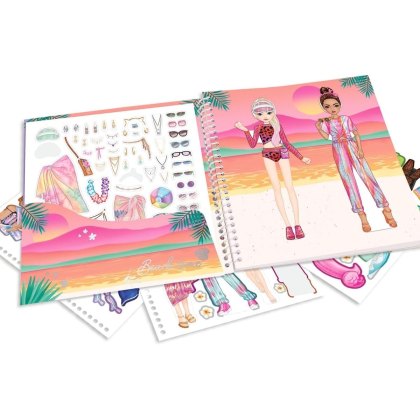 TOPModel Dress Me Up Stickerbook Holiday