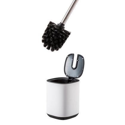 Showerdrape Echo Toilet Brush and Holder White