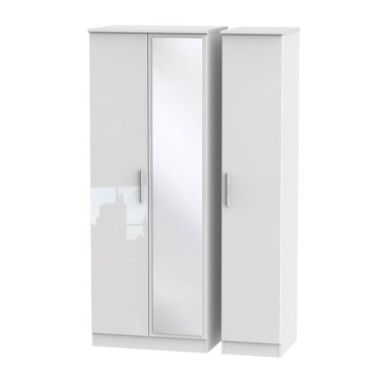 Kingsley Tall Triple Mirrored Wardrobe Kingsley Tall Triple Mirrored Wardrobe