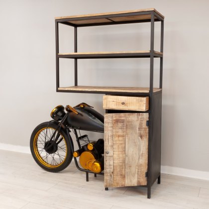 Indian Inspired Bike Storage Unit