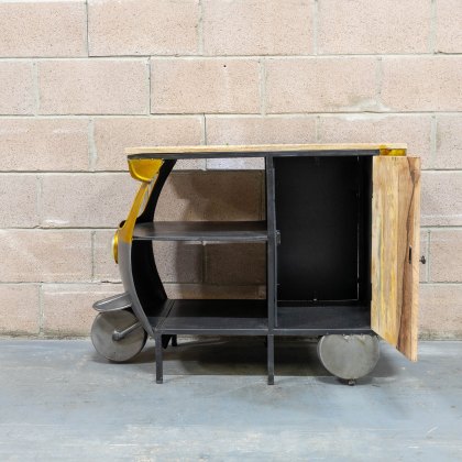 Gold Tuk Tuk Console Table