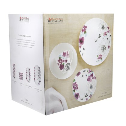 Maxwell Williams Viola Coupe 16 Piece Dinner Set