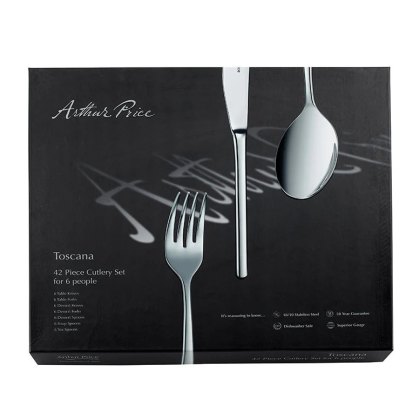 Authur Price Signature Toscana 42 Piece Stainless Steel Cutlery Set