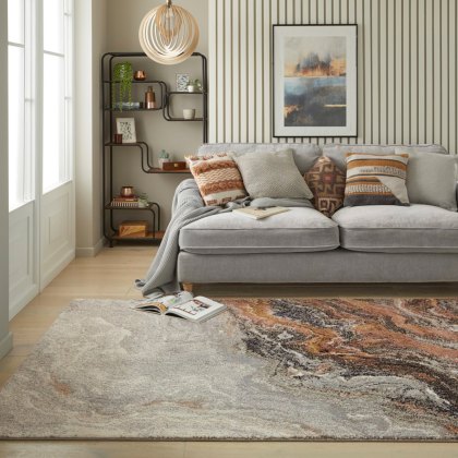 Amara Rug Ivory Grey & Taupe 160x220