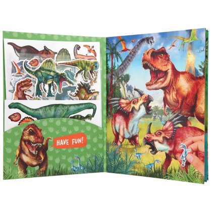 Dino World Sticker Book