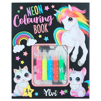 Ylvi Neon Colouring Book Set