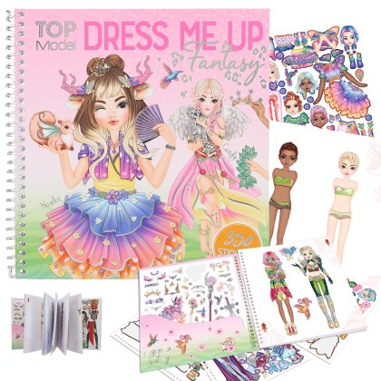 Topmodel Dress Me Up Fantasy Sticker Book