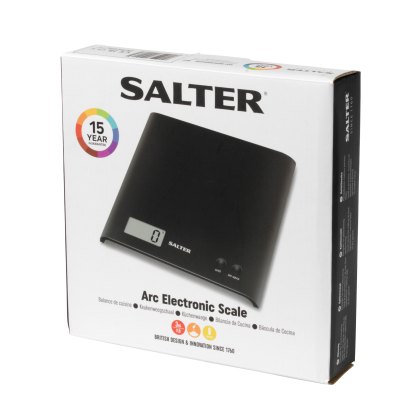 Salter Black ARC Digital Kitchen Scale