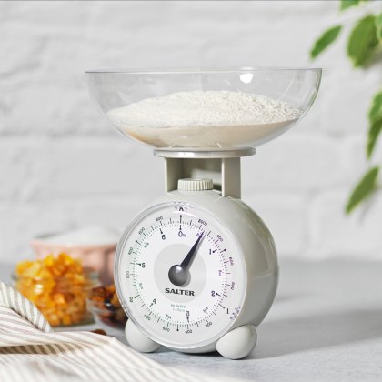 Salter Grey Orb Mechanical Kitchen Scale
