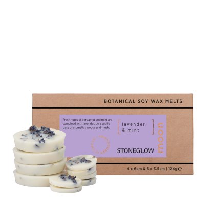 Stoneglow Moon Botanical Lavendar & Mint Soy Wax Melts Stoneglow Moon Botanical Lavendar & Mint Soy Wax Melts