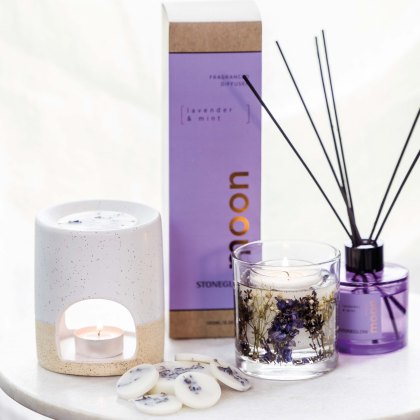 Stoneglow Moon Lavendar & Mint Soy Wax Candle