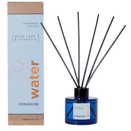 Stoneglow Water Elements Wood Sage & Samphire Reed Diffuser