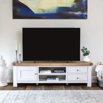 Holkham Oak Large TV Unit Holkham Oak Large TV Unit