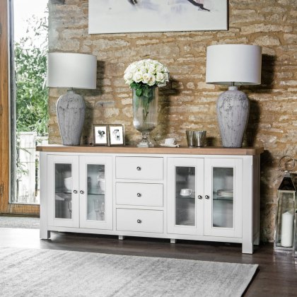 Holkham Oak 4 Door Sideboard Holkham Oak 4 Door Sideboard