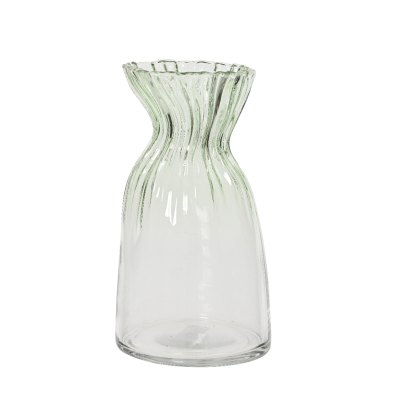 Kaemingk Clear Tie Top Faded Vase