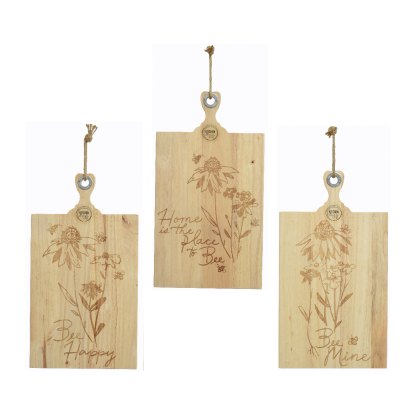 Kaemingk Etched Floral Mango Chopping Board Kaemingk Etched Floral Mango Chopping Board