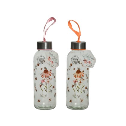 Kaemingk Floral Water Bottle Kaemingk Floral Water Bottle
