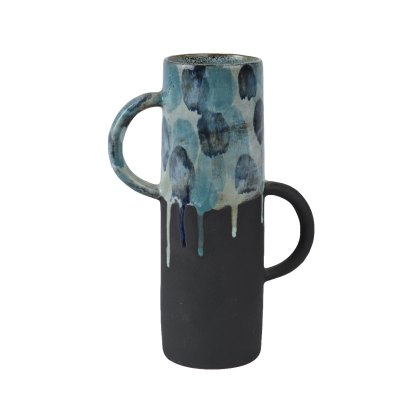 Kaemingk Terracotta Vase with odd Handles