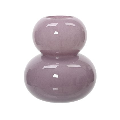 Kaemingk Round Layered Pink Vase