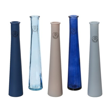 Kaemingk Recycled Slim Glass Vase