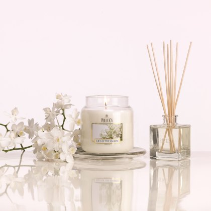 Price's Candles Lily of the Valley Medium Jar Candle