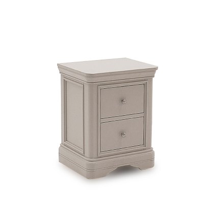 Mabel Taupe Bedside Table