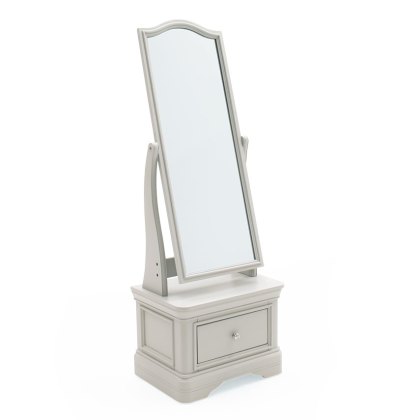 Mabel Taupe Cheval Mirror