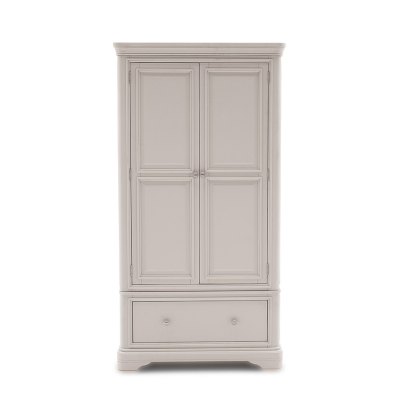 Mabel Taupe 2 Door 1 Drawer Wardrobe Mabel Taupe 2 Door 1 Drawer Wardrobe