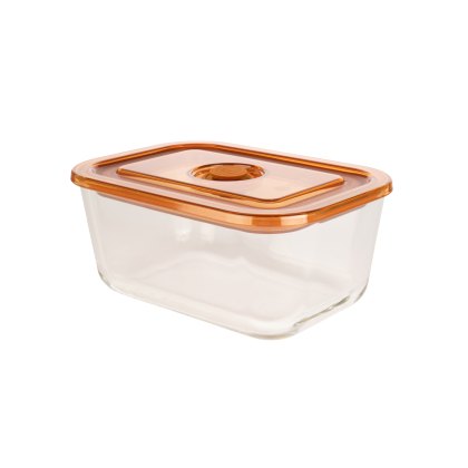 &again glass rectangular storage container