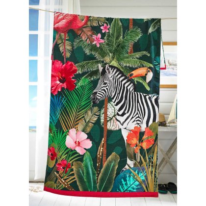Deyongs Tropical Zoo Beach Towel