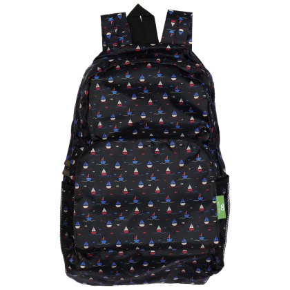 Eco Chic Lightweight Yachts Foldable Backpack Eco Chic Lightweight Yachts Foldable Backpack
